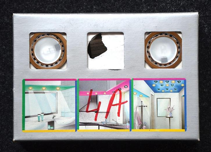 Inbouwspots Halogeen 2x 10 Watt, 220V/12V compleet met trafo, Huis en Inrichting, Lampen | Spots, Nieuw, Plafondspot of Wandspot