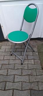 te koop licht grijze groene inklap stoel, Overige kleuren, Overige materialen, Nieuw, Ophalen of Verzenden