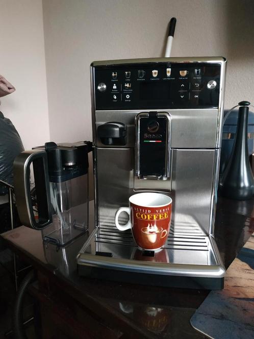 Luxe koffiemachine als nieuw, Witgoed en Apparatuur, Koffiezetapparaten, Zo goed als nieuw, Gemalen koffie, Koffiebonen, Koffiemachine