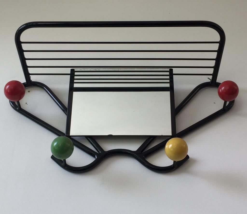 Fifties Sputnik Frans design kapstok Roger Feraud Atomic Age, Wandkapstok, Space Age, Gebruikt, Roger Feraud