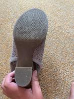 5th Avenue Hak Sandalen Beige Maat 39, Beige, Zo goed als nieuw, 5th Avenue, Sandalen of Muiltjes