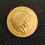 (BLACK FRIDAY 50%) 1927 10 Gulden Wilhelmina naslag tientje, Postzegels en Munten, Munten | Nederland, Verzenden, Goud, Koningin Wilhelmina