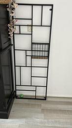 Zwart metalen wandrek 150x55cm, Ophalen, Zo goed als nieuw, Overige typen