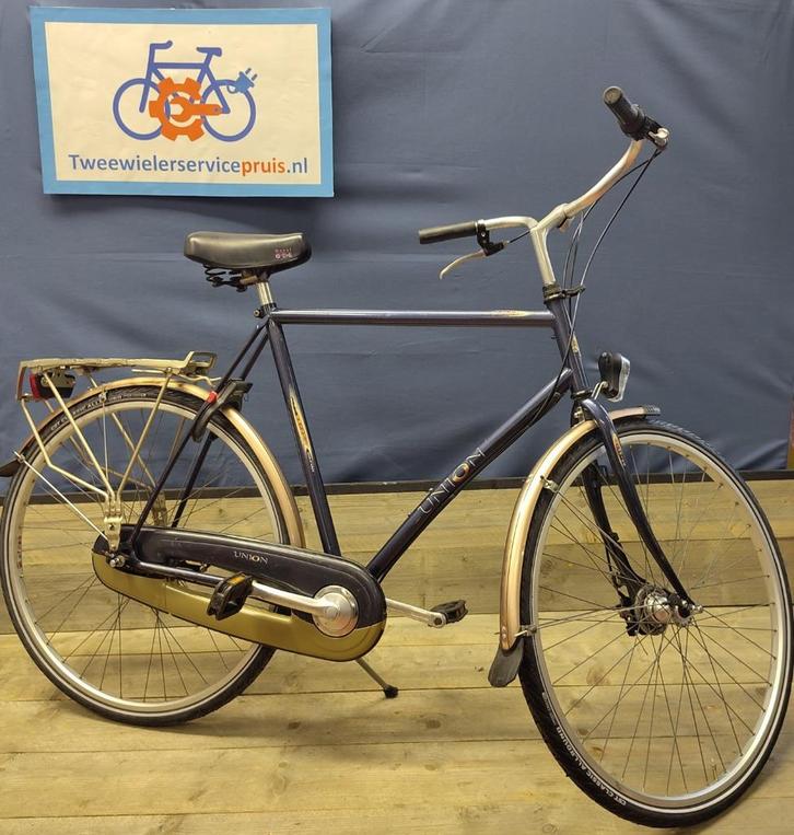 Union Orbi - Herenfiets, Fietsen en Brommers, Fietsen | Heren | Herenfietsen, Gebruikt, Overige merken, 61 tot 65 cm, Versnellingen