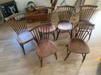 Spijlenstoelen | Pastoe Nesto | Ingve Ekström | 6 stuks, Huis en Inrichting, Ophalen, Gebruikt, Bruin, Scandinavisch