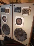 Akai vintage luisprekers SR 1300 (nieuwe woofers), Audio, Tv en Foto, Luidsprekers, Overige merken, Front, Rear of Stereo speakers