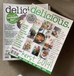 Delicious magazines 2013 en 2014 incl Kerst, Ophalen, Zo goed als nieuw