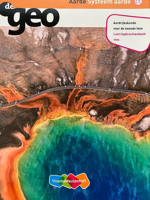 De Geo - Systeem aarde - 2e fase Vwo leer/opdrachtenboek, Boeken, Schoolboeken, Nieuw, Aardrijkskunde, VWO, Ophalen of Verzenden