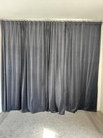 IKEA SANELA gordijnen donker grijs (140x300cm), Huis en Inrichting, Stoffering | Gordijnen en Lamellen, Ophalen, Gebruikt, 100 tot 150 cm
