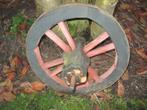 Kruiwagenwiel hout, Tuin en Terras, Ophalen, Gebruikt, Eenwielig