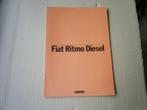 Fiat Ritmo Diesel 4 / 1980 16 pag., Verzenden, Zo goed als nieuw, Overige merken