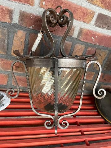 Vintage Franse Plafondlamp - Handgemaakt beschikbaar voor biedingen