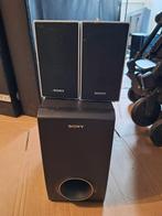 Sony speakers, Ophalen, Zo goed als nieuw, Sony, Minder dan 60 watt