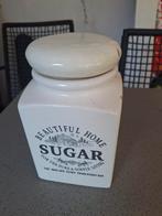 Voorraadpot porselein sugar bewaarpot suiker landelijk, Huis en Inrichting, Ophalen of Verzenden, Gebruikt, Overige materialen
