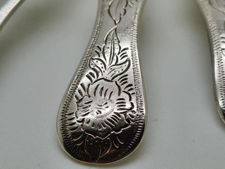 8+3 Biedermeier Keltum theelepeltjes moccalepeltjes, Antiek en Kunst, Antiek | Bestek, Ophalen of Verzenden