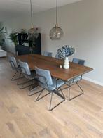 6 Eetkamerstoelen Xooon nu voor in totaal €60!, Huis en Inrichting, Stoelen, Ophalen, Gebruikt, Metaal, Grijs