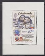 Tjechoslowakije blok kosmonauten Soyouz 28, Postzegels en Munten, Postzegels | Thematische zegels, Overige thema's, Ophalen of Verzenden