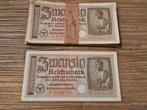 Bundel 50x 20 Reichsmark Duitsland Tweede Wereldoorlog, Overige soorten, Duitsland, Ophalen of Verzenden