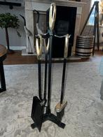 Kachelset zwart met goud, Huis en Inrichting, Haarden, Ophalen, Gebruikt, Vrijstaande haard, Overige soorten