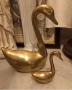 2 zwanen messing vintage, Ophalen of Verzenden