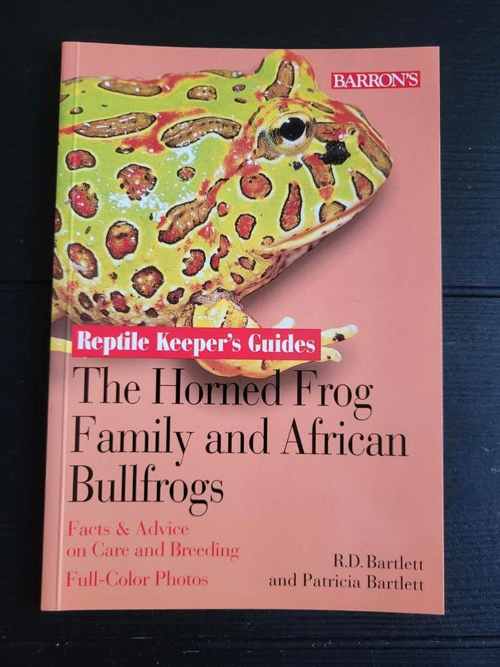 The Horned Frog Family - Reptile Keeper's Guides, Boeken, Dieren en Huisdieren, Zo goed als nieuw, Reptielen of Amfibieën, Ophalen of Verzenden