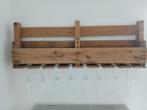 Wijnrek steigerhout, Huis en Inrichting, Woonaccessoires | Wijnrekken, Ophalen, Metaal, Minder dan 50 cm, 25 flessen of meer