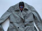 Zwart/wit trenchcoat Superdry jas tussen jas maat 38, Maat 38/40 (M), Overige kleuren, Superdry, Ophalen of Verzenden