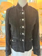 Zwart fluwelen jasje Pulls, 34-36/S, perfecte staat., Zwart, Ophalen of Verzenden, Zo goed als nieuw, Jasje