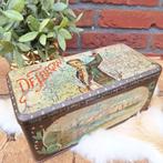 Antiek reclame blik 'De Telegraaf', ca. 1905, Verzamelen, Blikken, Ophalen of Verzenden, Gebruikt, Overige