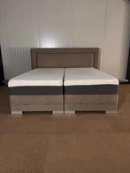 Boxspring electrische met mooie emma  matrassen  180x210, Eenpersoons, Ophalen of Verzenden, Zo goed als nieuw, 180 cm