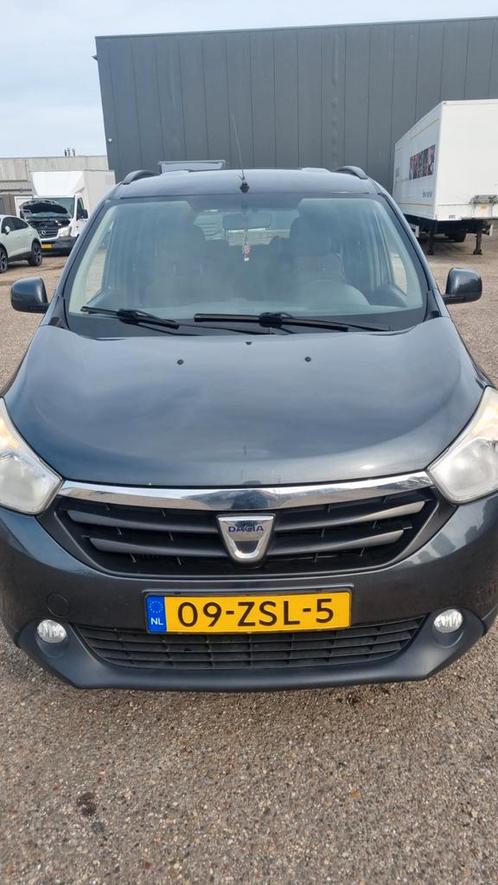 Dacia Lodgy 1.2 TCE 85KW Stepway 2013 Grijs, Auto's, Dacia, Particulier, Lodgy, Bluetooth, Centrale vergrendeling, Cruise Control