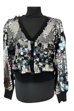 Vestje nieuw zwart met zilveren paiilletten mt 38/40, Kleding | Dames, Ophalen of Verzenden, Zo goed als nieuw, Maat 38/40 (M)