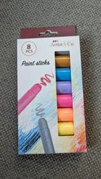 Artist & Co Paint Sticks - 8 kleuren - Nieuw, Ophalen of Verzenden, Nieuw, Overige typen