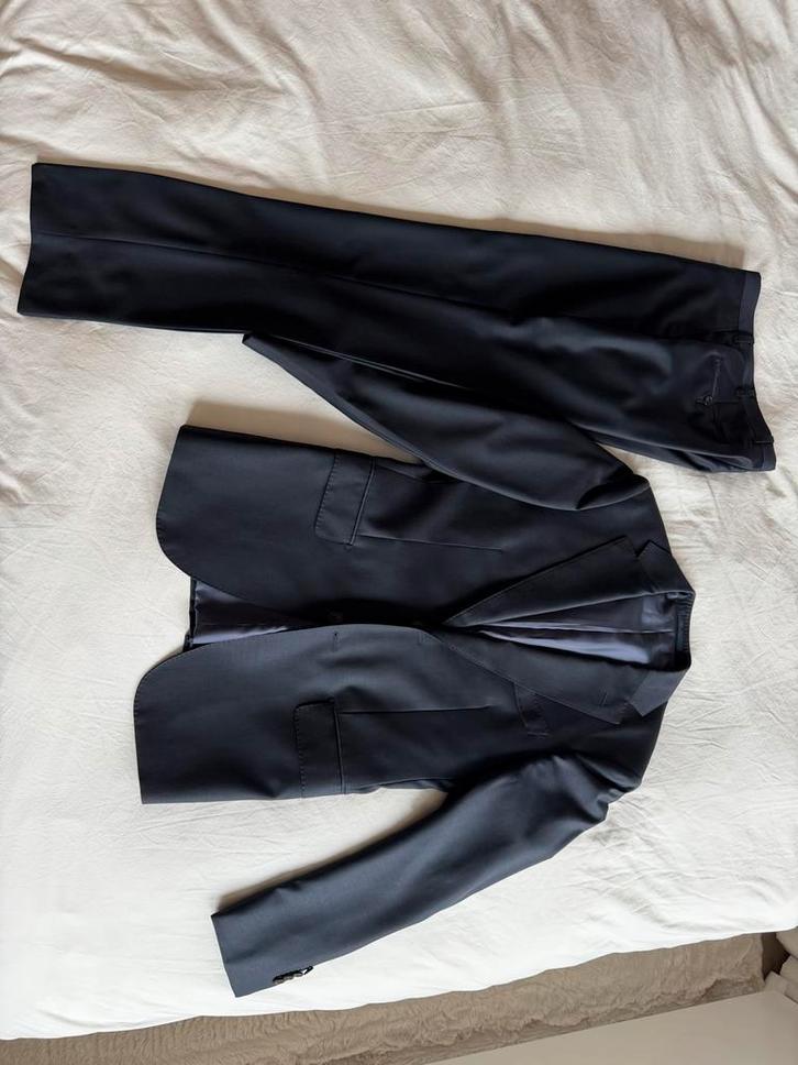 Suitsupply Navy Blue Pak - Perfecte Pasvorm!, Kleding | Heren, Kostuums en Colberts, Zo goed als nieuw, Maat 48/50 (M), Blauw