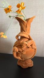 Apenvaasje van kims, Huis en Inrichting, Woonaccessoires | Vazen, Overige kleuren, Ophalen of Verzenden, Minder dan 50 cm, Glas