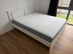 Ikea songesand bed + valevag matras, Ophalen, Wit, Tweepersoons, Zo goed als nieuw