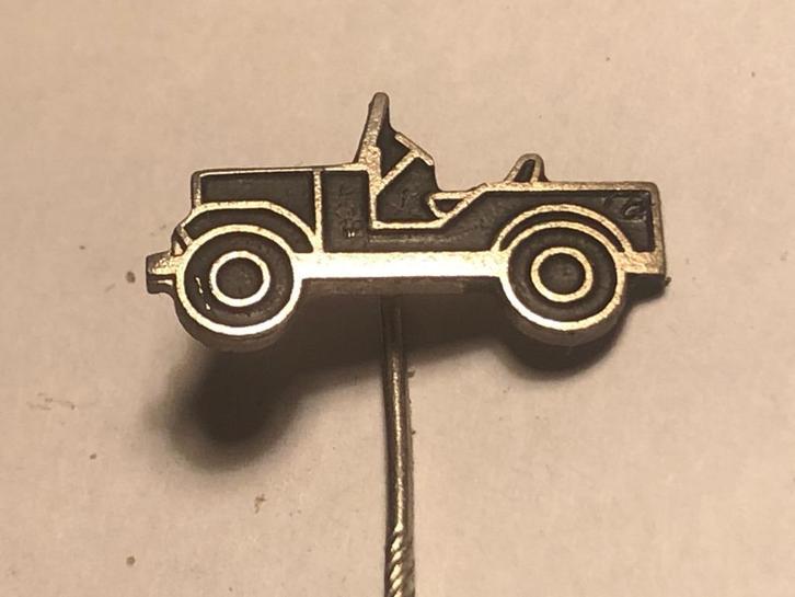 Metalen JEEP AUTOMERK Speld (Zwart/Metaalkleur)., Verzamelen, Speldjes, Pins en Buttons, Zo goed als nieuw, Speldje of Pin, Transport