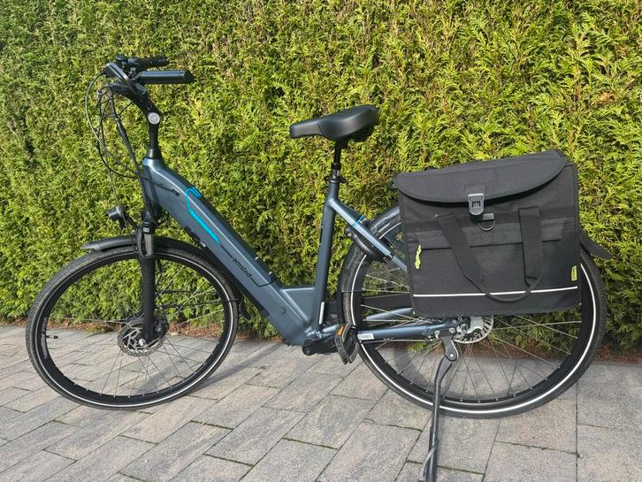 Amslod Hamilton F-MV e-bike blauw, km stand 1.857., Fietsen en Brommers, Elektrische fietsen, Zo goed als nieuw, Overige merken