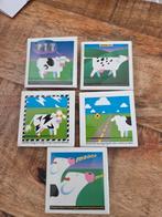 Vintage pins buttons common cows koeien 5 stuks, Verzamelen, Speldjes, Pins en Buttons, ., Ophalen of Verzenden, Zo goed als nieuw