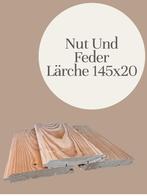 Fabrikant! Lariks/Sparren messing en groef 145/20 190/20, Doe-het-zelf en Verbouw, Hout en Planken, Ophalen of Verzenden, Zo goed als nieuw