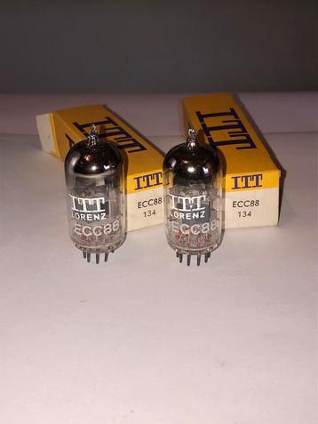 ITT Lorenz ECC88 paar NOS buizen 6DJ8 beschikbaar voor biedingen
