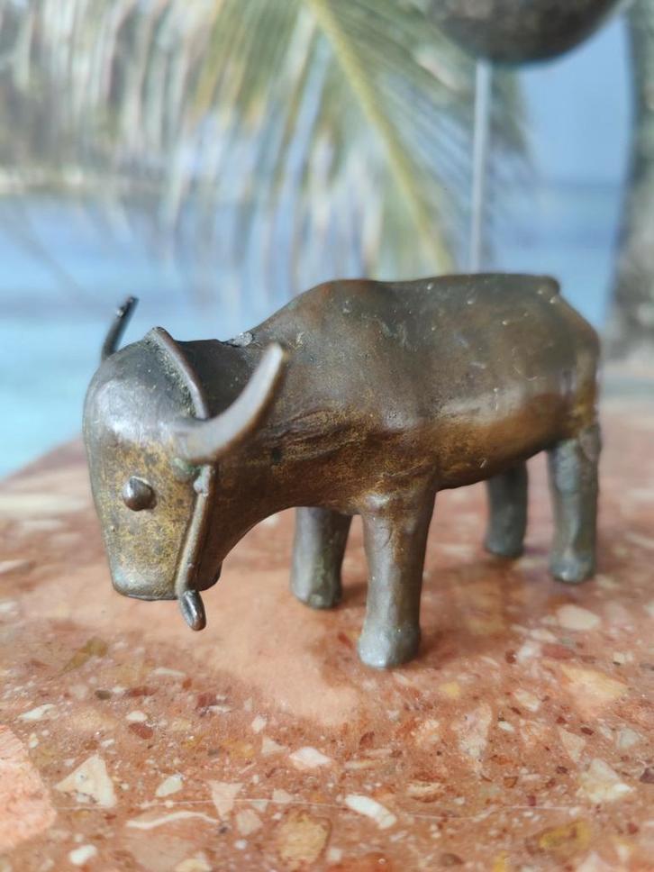 Bodemvondst Bronzen Os, Antiek en Kunst, Antiek | Overige Antiek, Ophalen of Verzenden