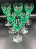 Val Saint Lambert Gevaert Uranium Glazen (6), Ophalen of Verzenden