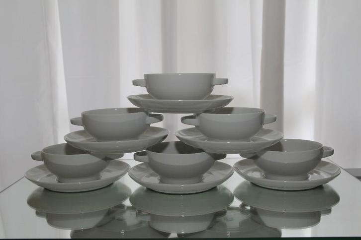 Arzberg soepkoppen, Huis en Inrichting, Keuken | Servies, Zo goed als nieuw, Bord(en), Wedgwood, Aardewerk, Ophalen