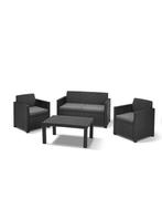 Allibert Wicker loungeset - 4 zitplaatsen, Ophalen, 4 zitplaatsen, Loungeset, Wicker