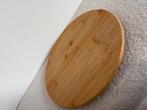 Bamboe draaiplateau, Huis en Inrichting, Woonaccessoires | Dienbladen, Ophalen of Verzenden, Zo goed als nieuw, Rond, Hout