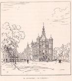 35. Deventer : Le 'Brink' Houtgravure Henry Havard 1882, Ophalen of Verzenden