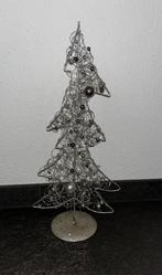 metalen kerstboom zilver glansend 53 cm decoratie, Ophalen of Verzenden