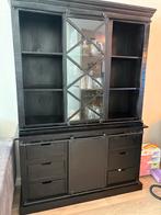 Mango hout vitrine kast, Ophalen, Overige materialen, Gebruikt, 100 tot 150 cm