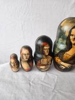 Matroesjka Poppen, Leonardo da Vinci, Mona Lisa, Antiek en Kunst, Antiek | Speelgoed, Ophalen of Verzenden